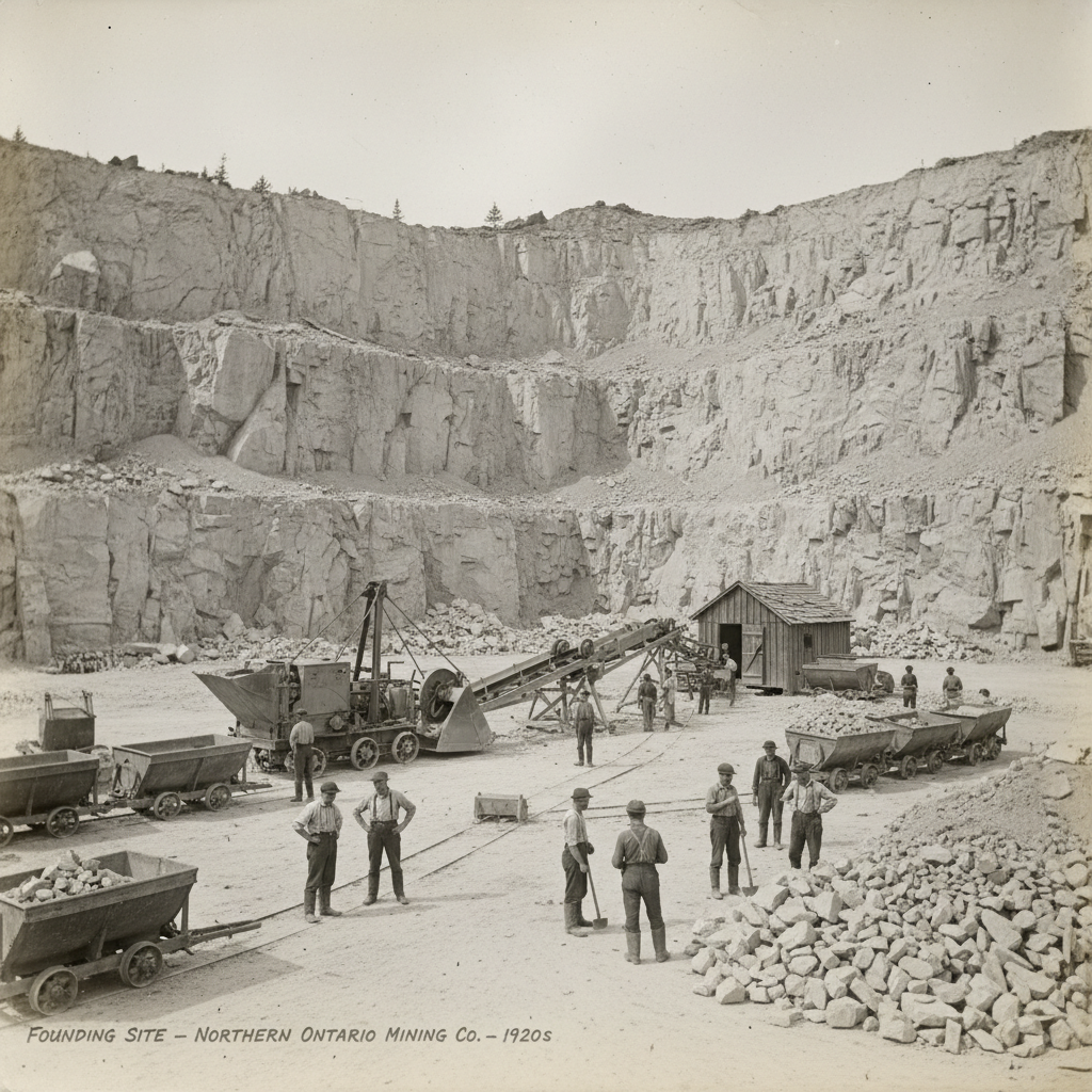Historic quarry from the 1920s
