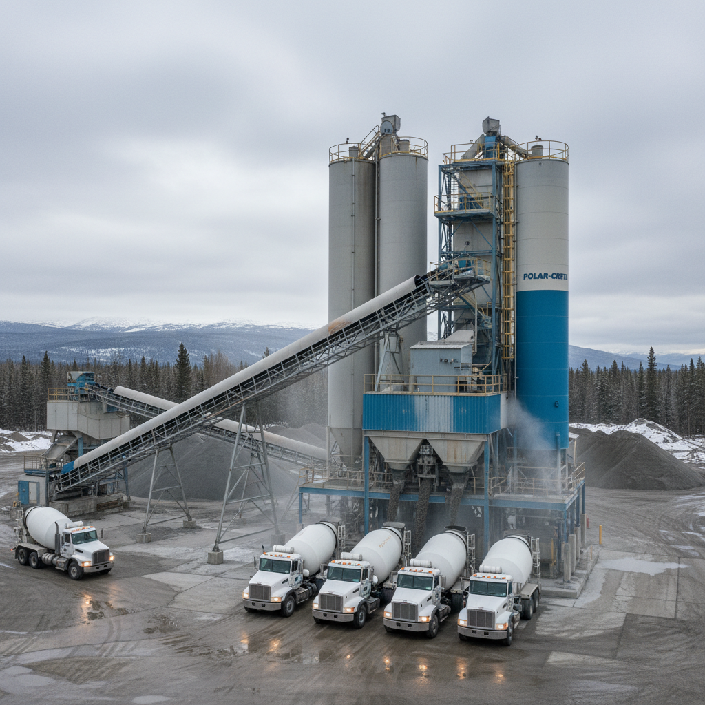 Concrete mixing plant