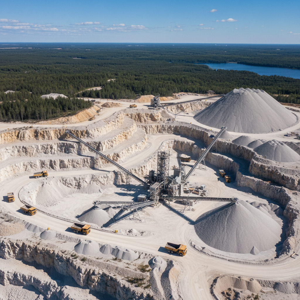 Modern quarry operations